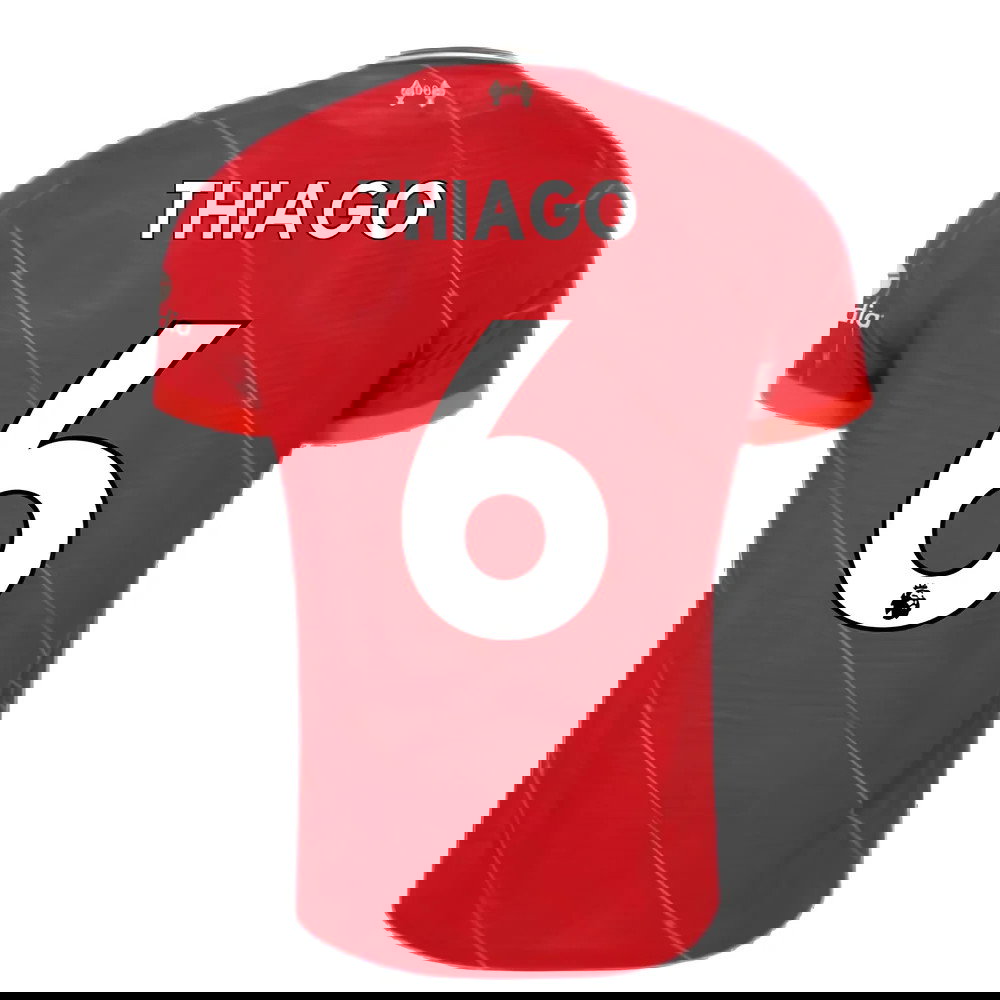 Liverpool 2021-2022 Vapor Home Shirt (Kids) (THIAGO 6)
