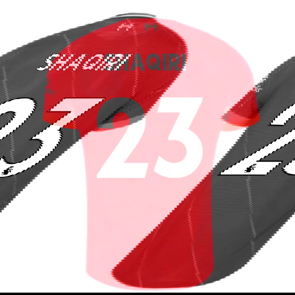 Liverpool 2021-2022 Vapor Home Shirt (SHAQIRI 23)