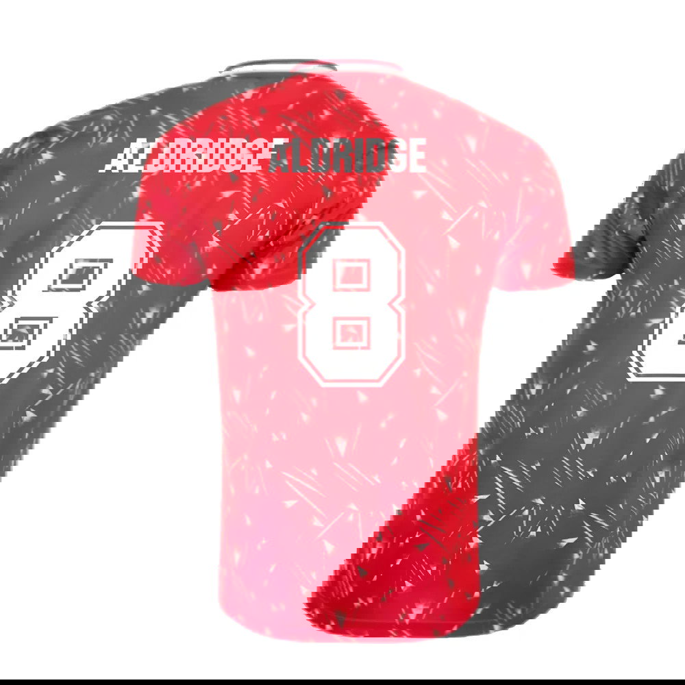 Liverpool FC 1990 Retro Football Shirt (Aldridge 8)