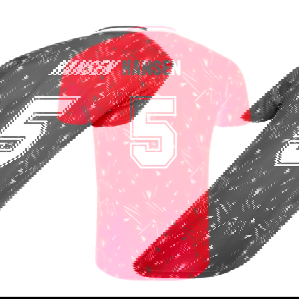 Liverpool FC 1990 Retro Football Shirt (Hansen 5)