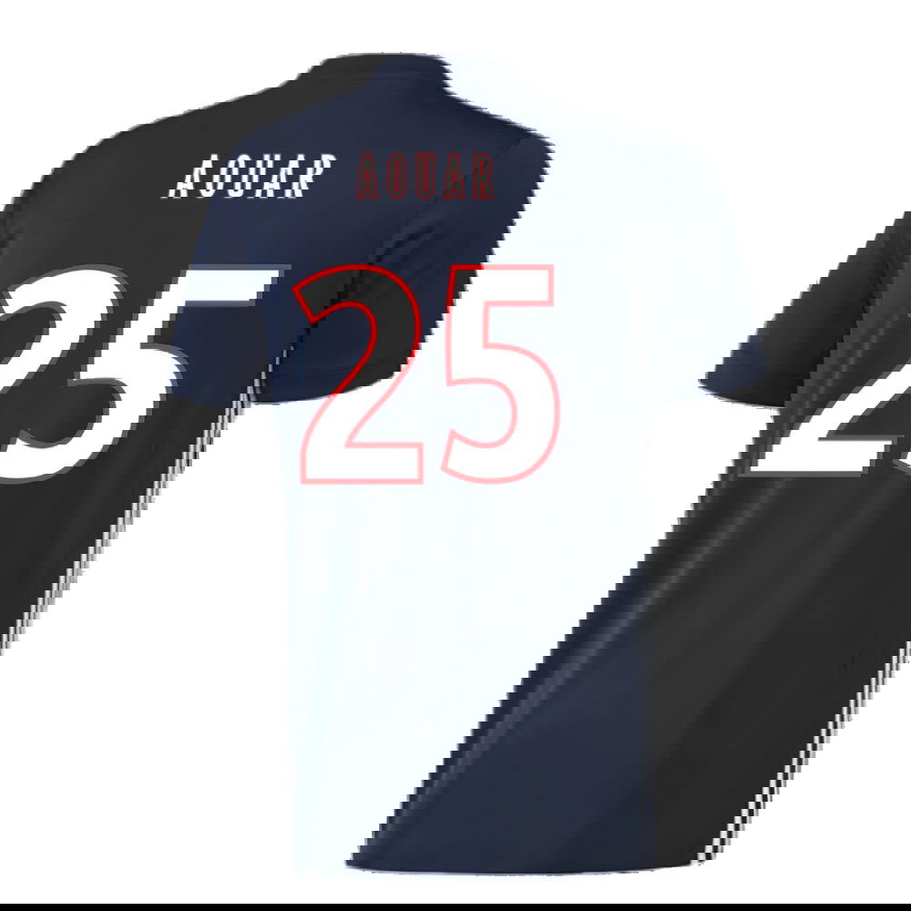 Lyon 2017-18 Away Shirt ((Excellent) L) (Aouar 25)