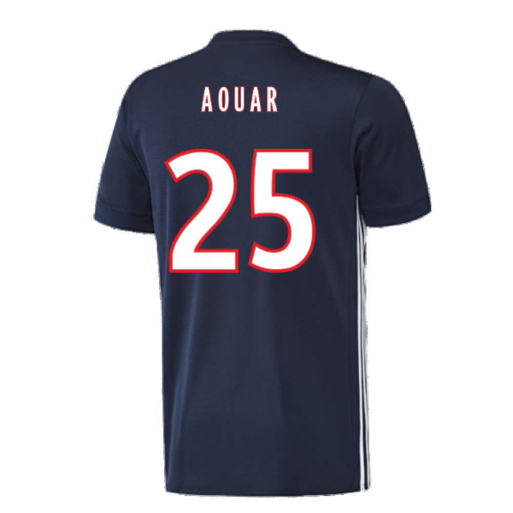 Lyon 2017-18 Away Shirt ((Excellent) L) (Aouar 25)