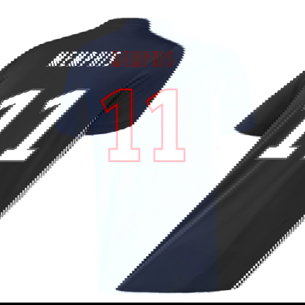 Lyon 2017-18 Away Shirt ((Excellent) L) (Memphis 11)