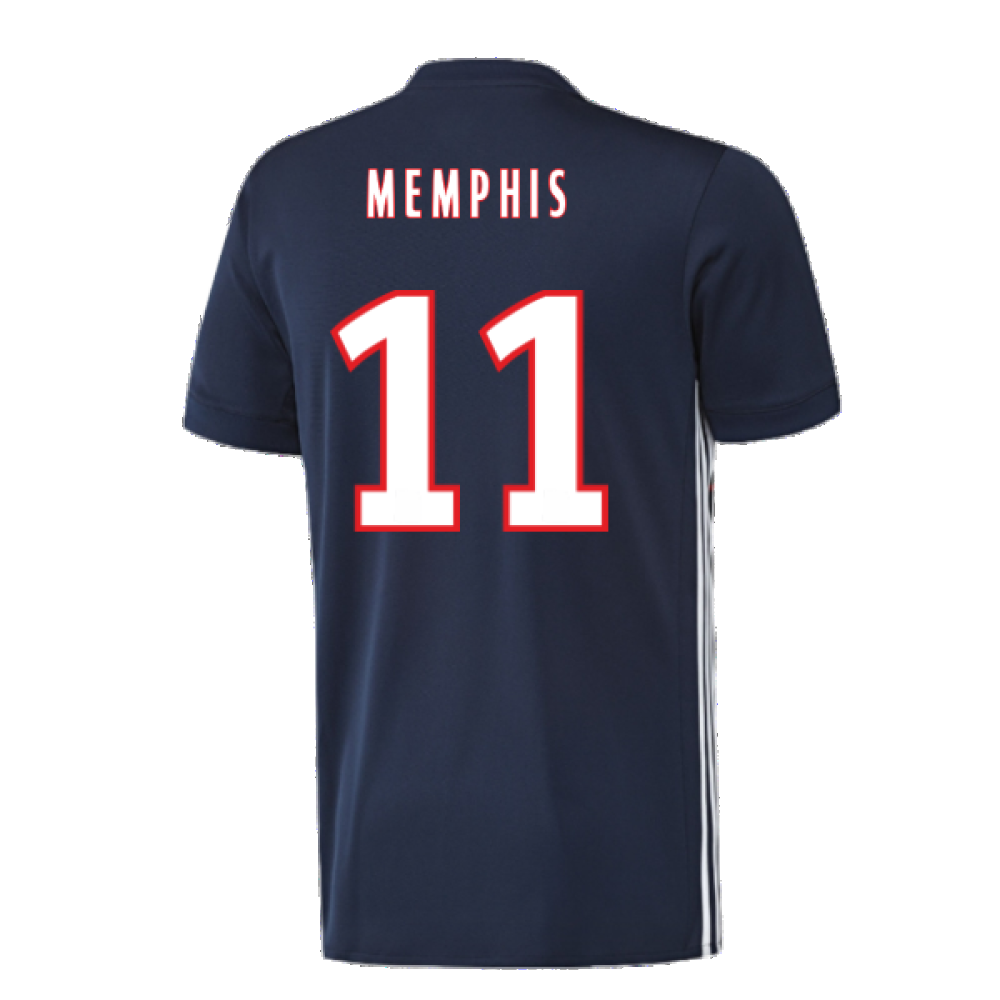 Lyon 2017-18 Away Shirt ((Excellent) L) (Memphis 11)