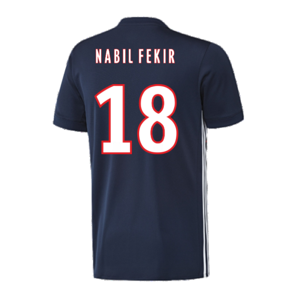 Lyon 2017-18 Away Shirt ((Excellent) L) (Nabil Fekir 18)