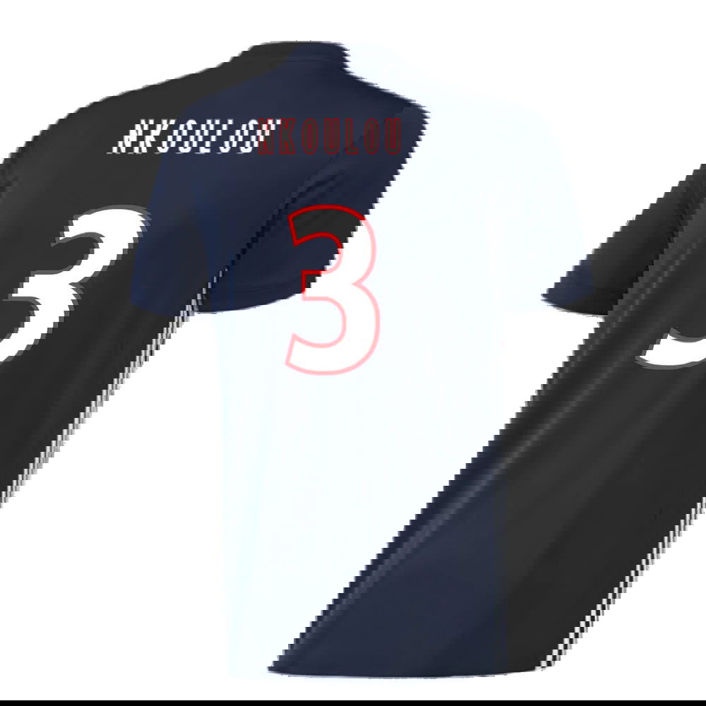 Lyon 2017-18 Away Shirt ((Excellent) L) (Nkoulou 3)