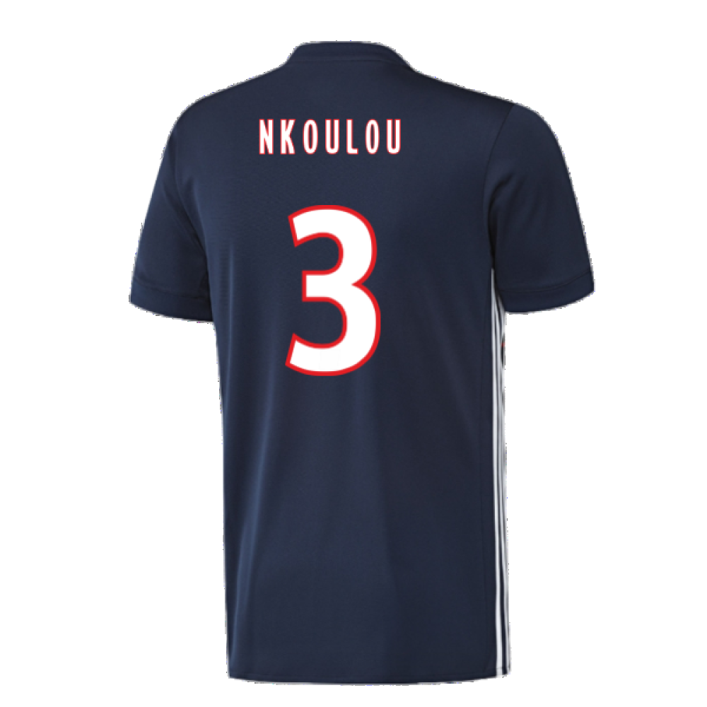 Lyon 2017-18 Away Shirt ((Excellent) L) (Nkoulou 3)