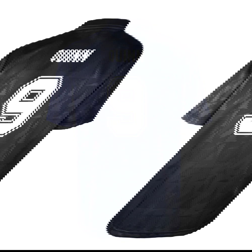 Man City 1990 Blackout Retro Shirt (QUINN 9)