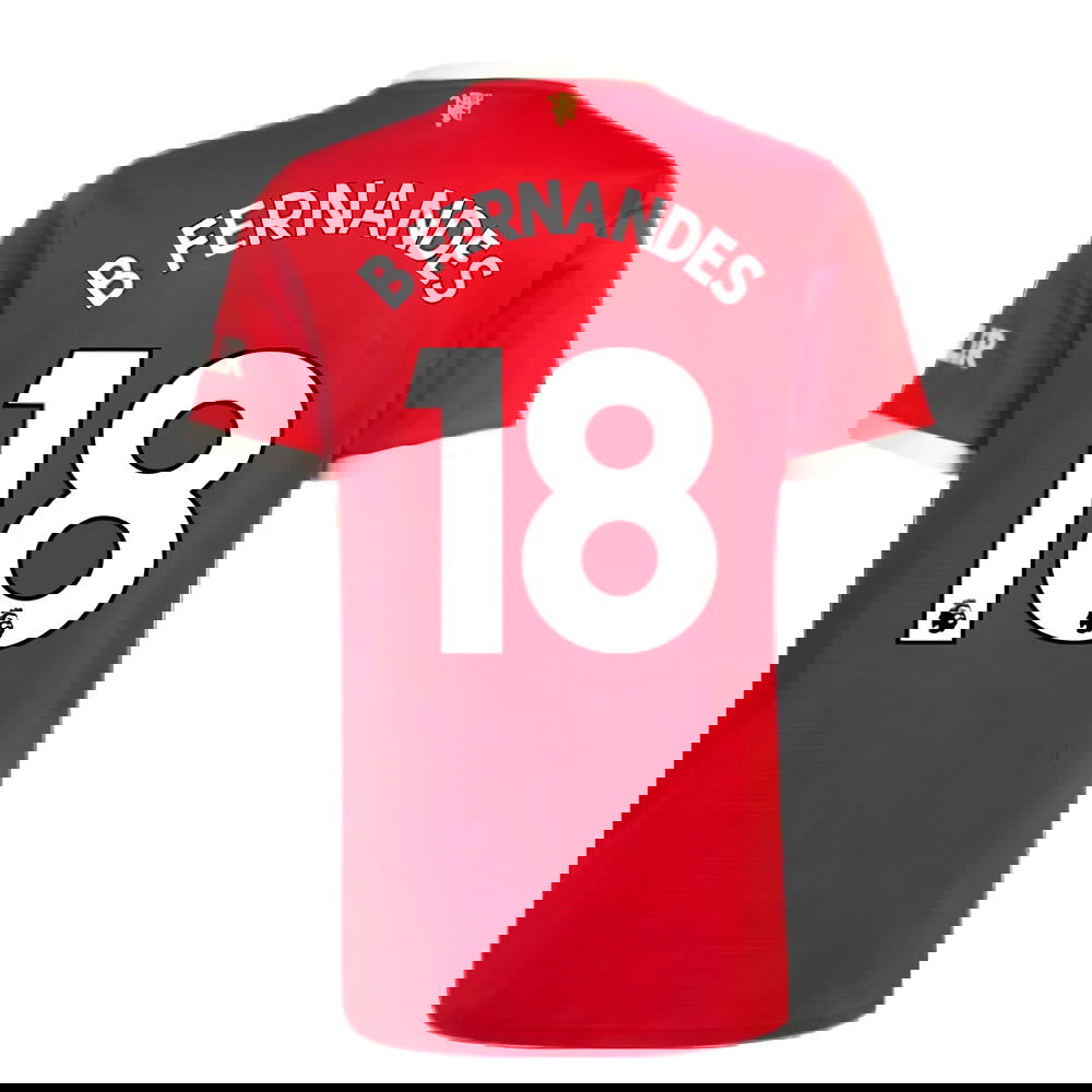 Man Utd 2021-2022 Home Shirt (B FERNANDES 18)