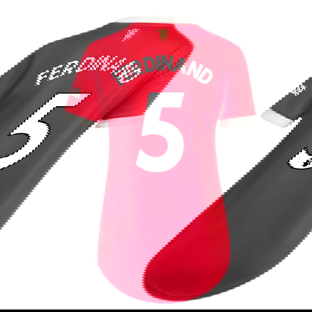 Man Utd 2021-2022 Home Shirt (Ladies) (FERDINAND 5)