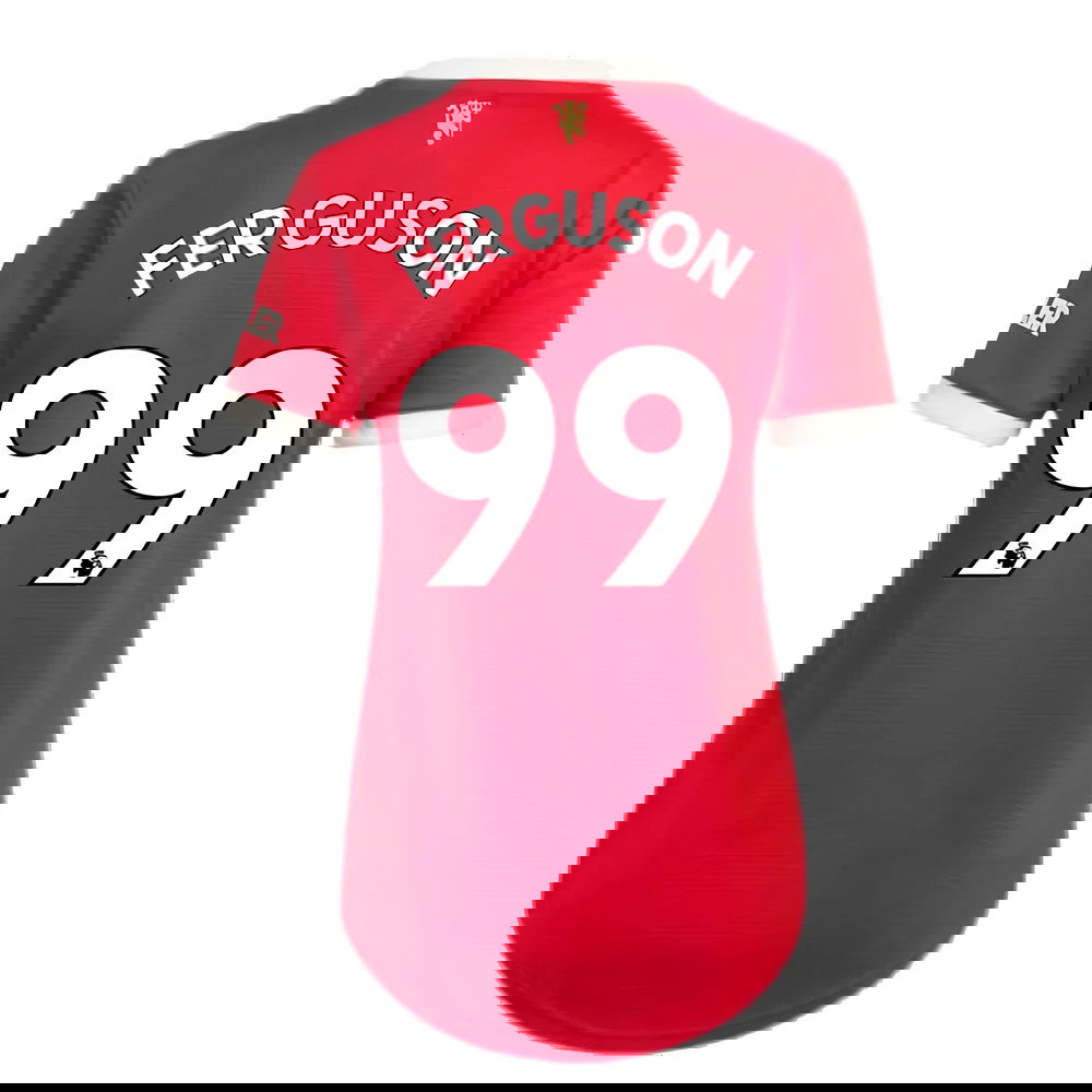 Man Utd 2021-2022 Home Shirt (Ladies) (FERGUSON 99)