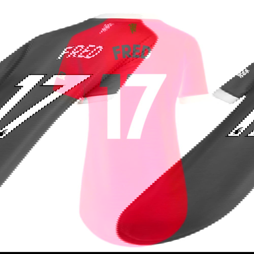 Man Utd 2021-2022 Home Shirt (Ladies) (FRED 17)