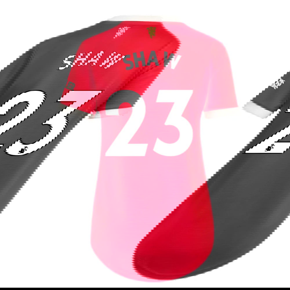 Man Utd 2021-2022 Home Shirt (Ladies) (SHAW 23)