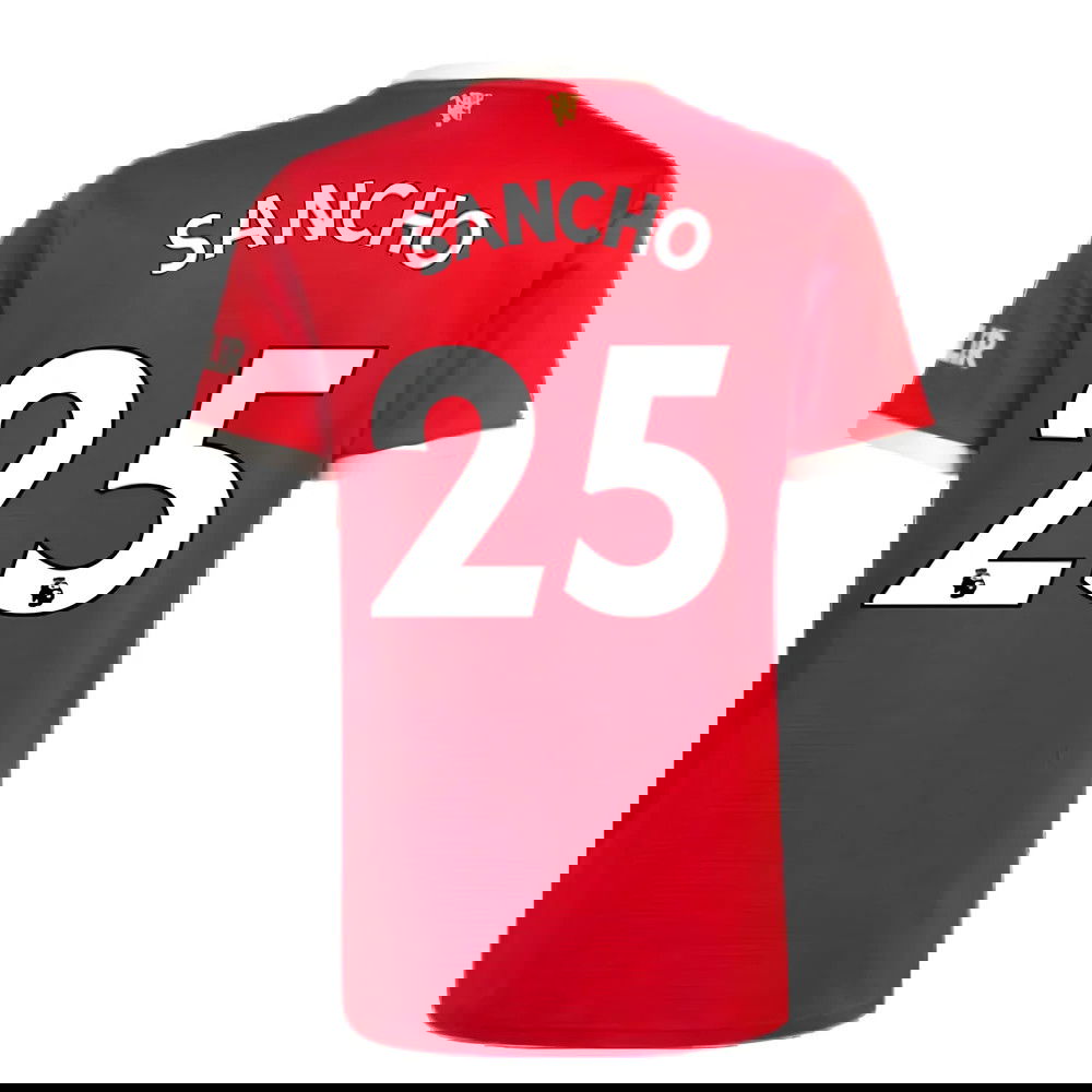 Man Utd 2021-2022 Home Shirt (SANCHO 25)
