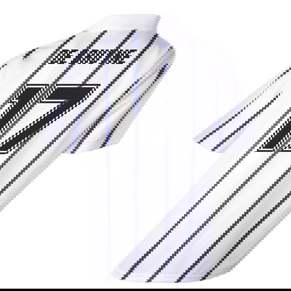 Manchester City 1993 Away Retro Football Shirt (DE BRUYNE 17)