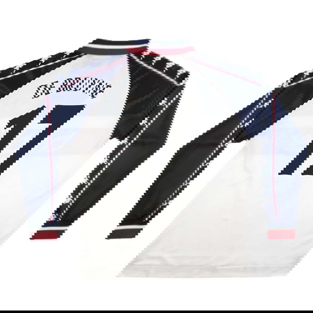 Manchester City 1997-99 Away Long Sleeve Shirt (M) (Very Good) (DE BRUYNE 17)