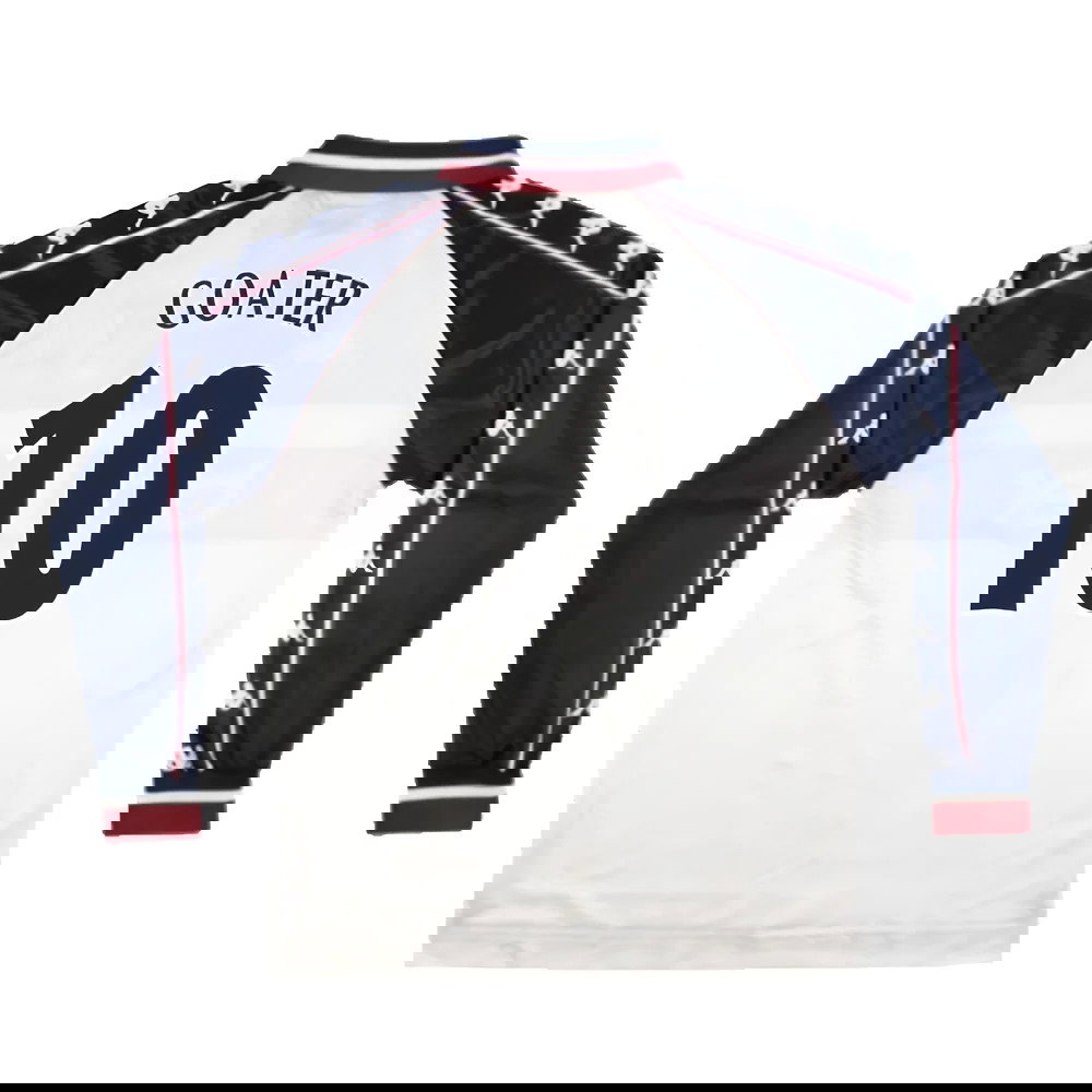 Manchester City 1997-99 Away Long Sleeve Shirt (M) (Very Good) (Goater 10)