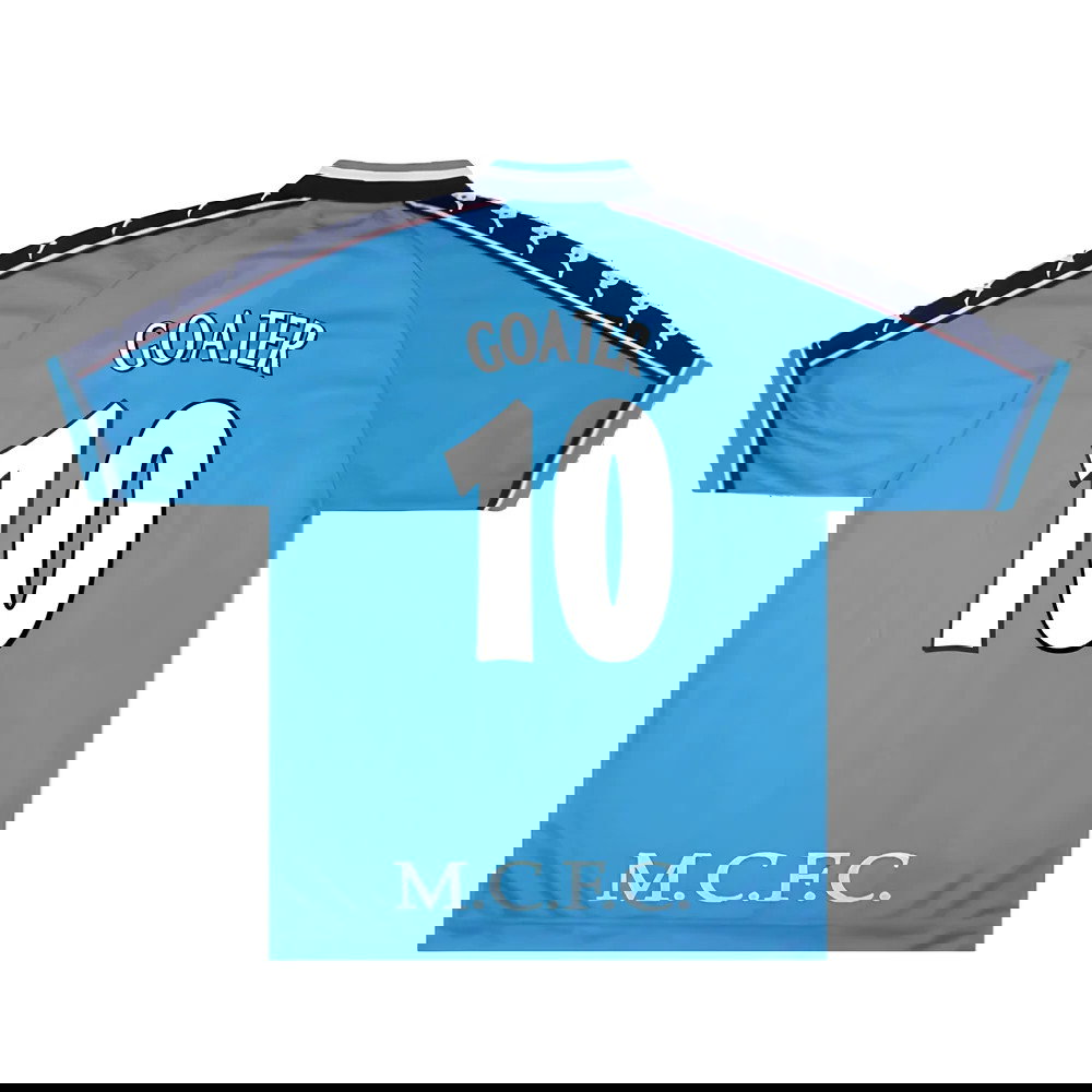 Manchester City 1997-99 Home Shirt (XL) (Excellent) (Goater 10)