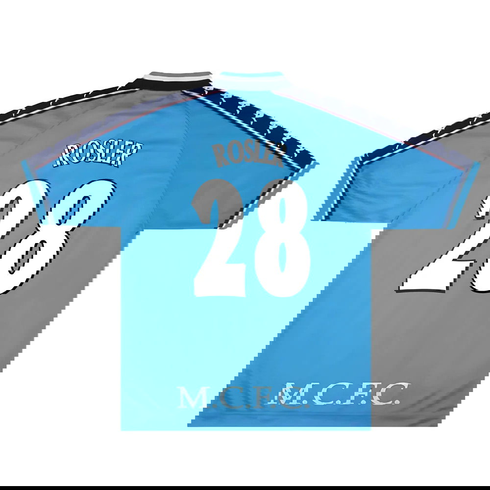 Manchester City 1997-99 Home Shirt (XL) (Excellent) (Rosler 28)