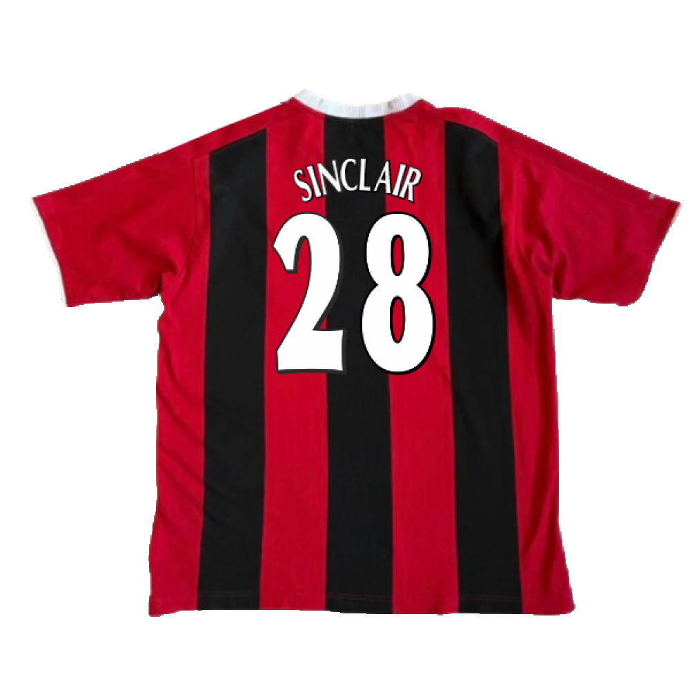 Manchester City 2003-04 Away Shirt ((Very Good) XL) (Sinclair 28)