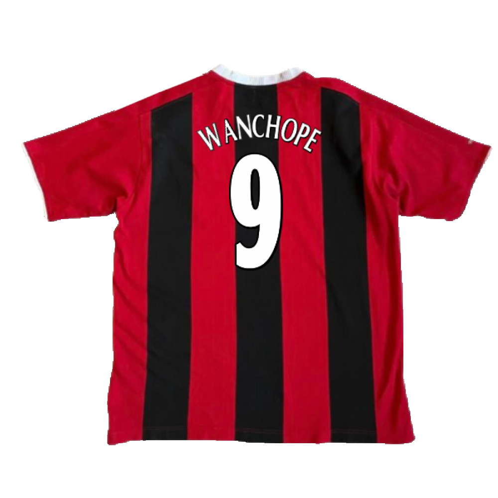 Manchester City 2003-04 Away Shirt ((Very Good) XL) (Wanchope 9)