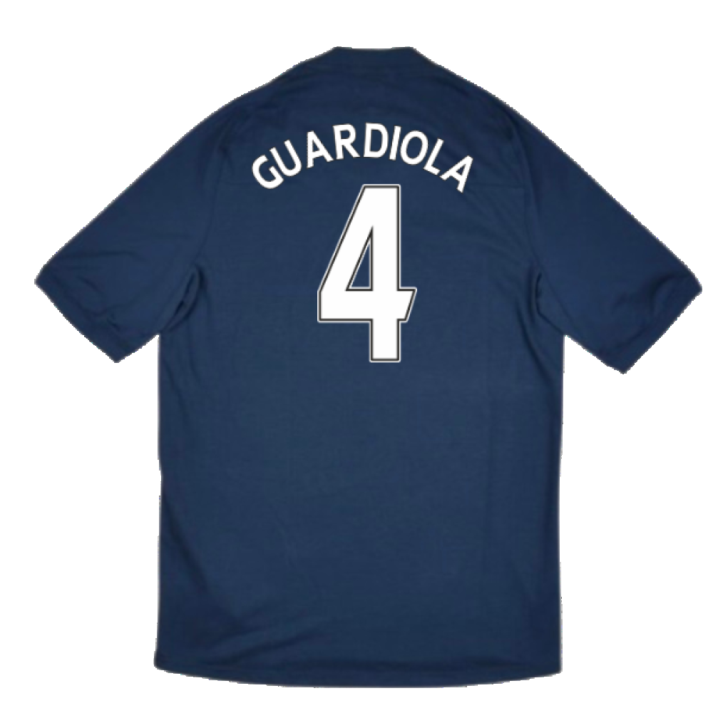 Manchester City 2010-11 Away Shirt ((Very Good) XL) (Guardiola 4)