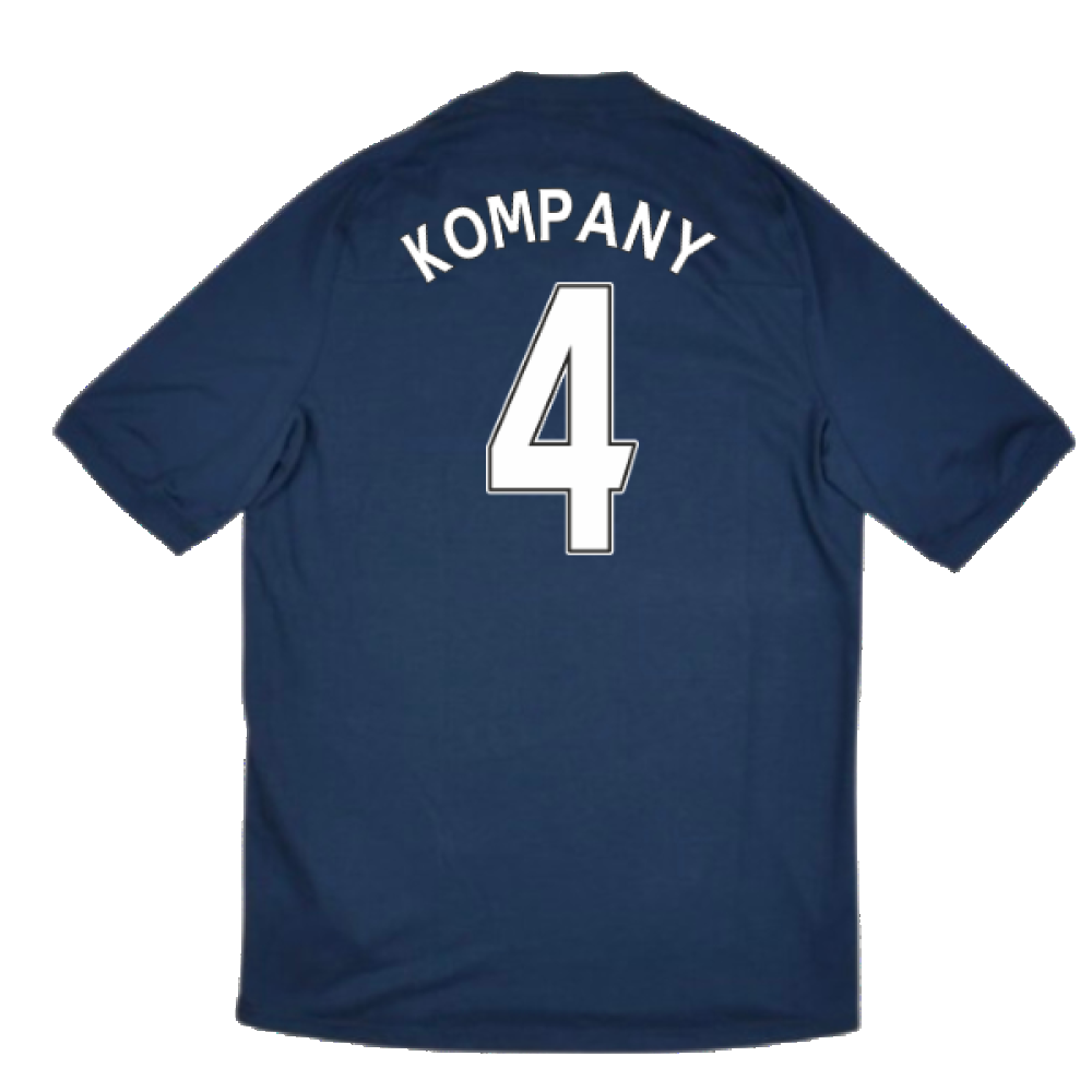 Manchester City 2010-11 Away Shirt ((Very Good) XL) (Kompany 4)