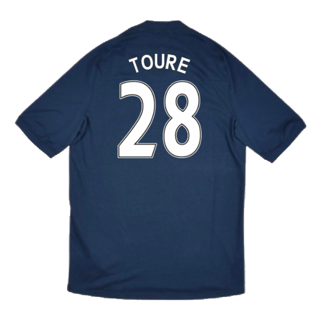 Manchester City 2010-11 Away Shirt ((Very Good) XL) (Toure 28)