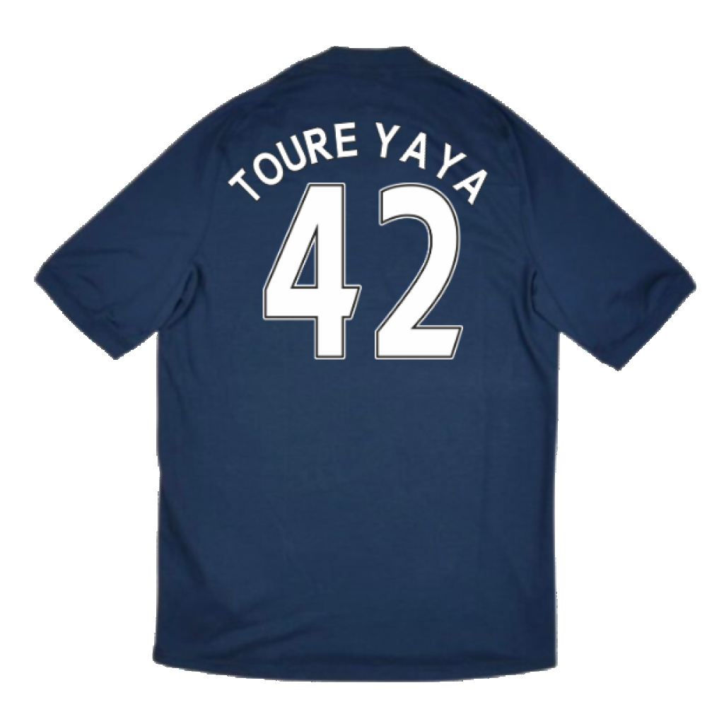 Manchester City 2010-11 Away Shirt ((Very Good) XL) (Toure Yaya 42)