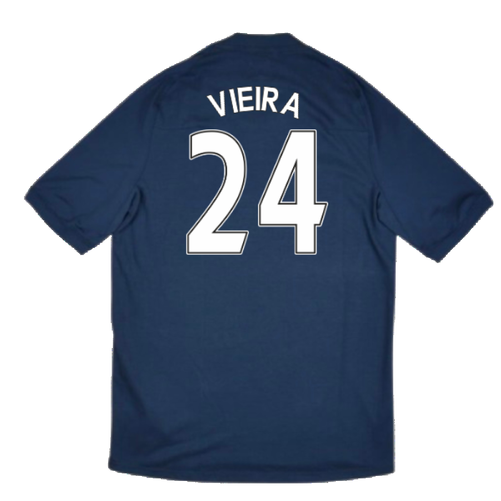 Manchester City 2010-11 Away Shirt ((Very Good) XL) (Vieira 24)