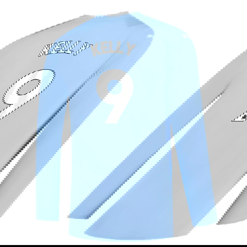 Manchester City 2023-2024 Puma Home Long Sleeved Shirt (S) (Good) (Kelly 9)