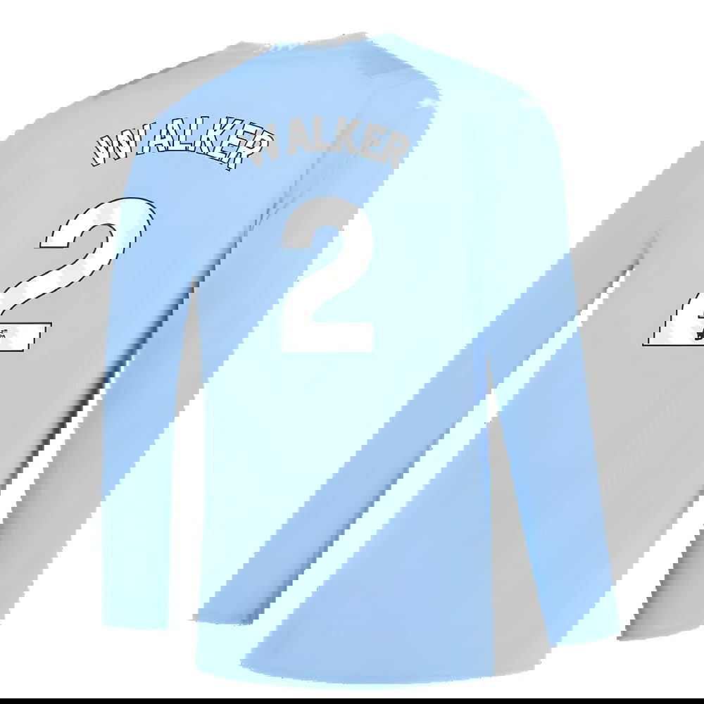 Manchester City 2023-2024 Puma Home Long Sleeved Shirt (S) (Good) (WALKER 2)
