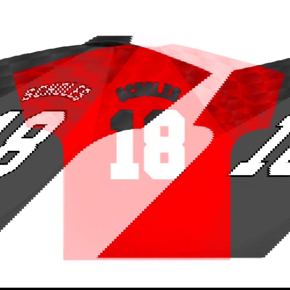 Manchester United 1996-98 Home (M) (Very Good) (Scholes 18)