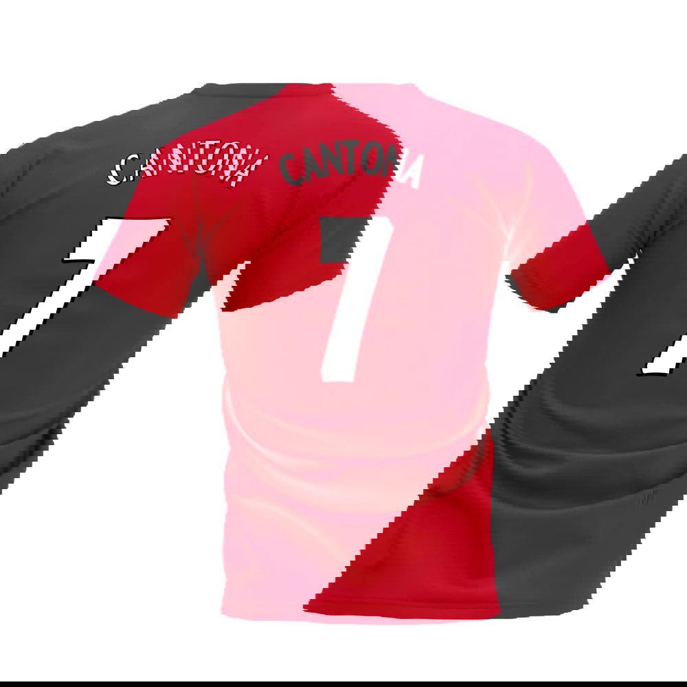 Manchester United 1998-1999 Retro Shirt T-shirt (Red) (Cantona 7)