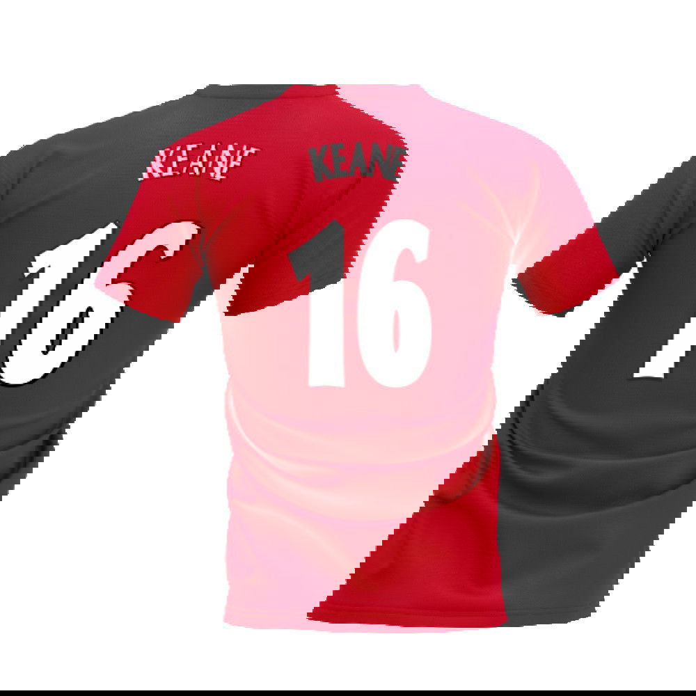 Manchester United 1998-1999 Retro Shirt T-shirt (Red) (Keane 16)