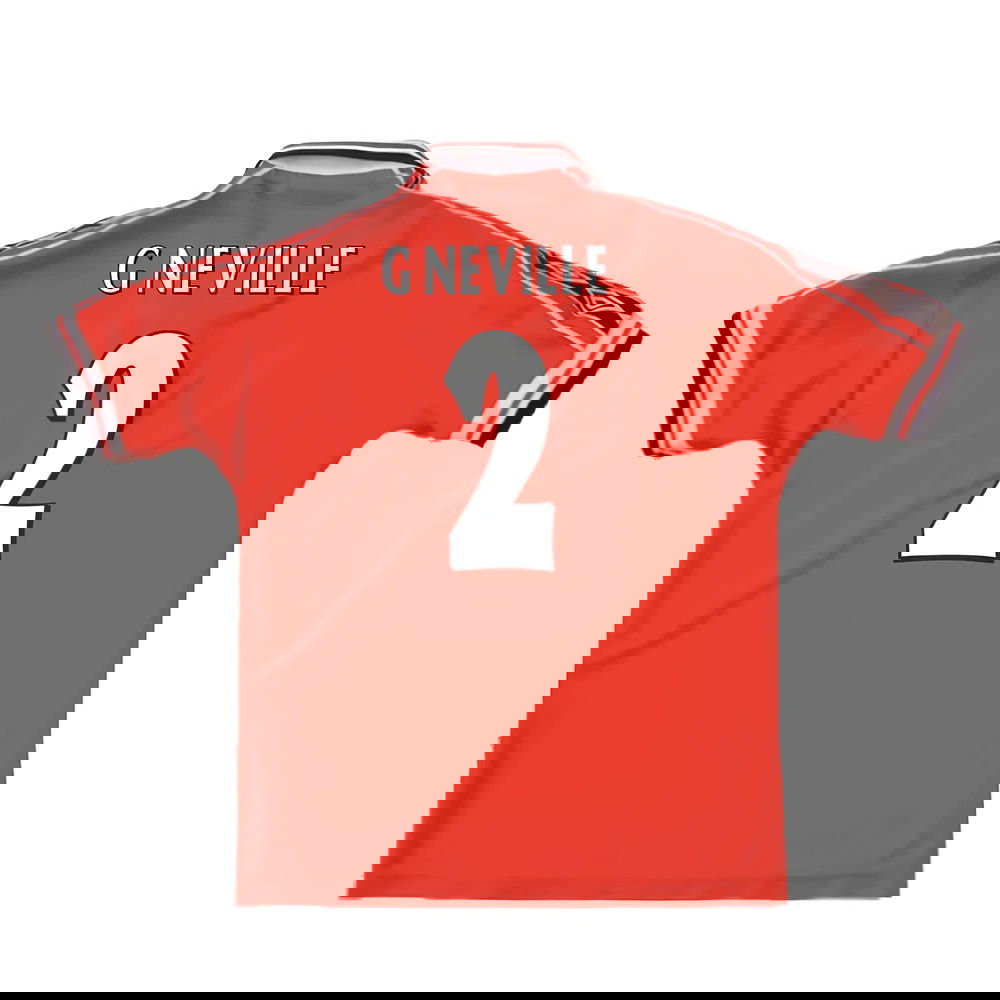 Manchester United 1998-2000 Home Shirt (XXL) (Excellent) (G Neville 2)