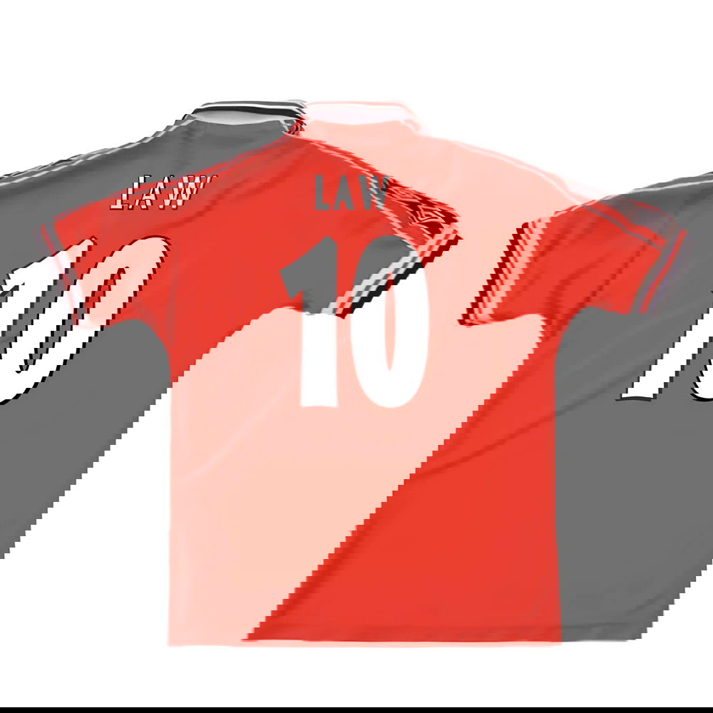 Manchester United 1998-2000 Home Shirt (XXL) (Excellent) (Law 10)