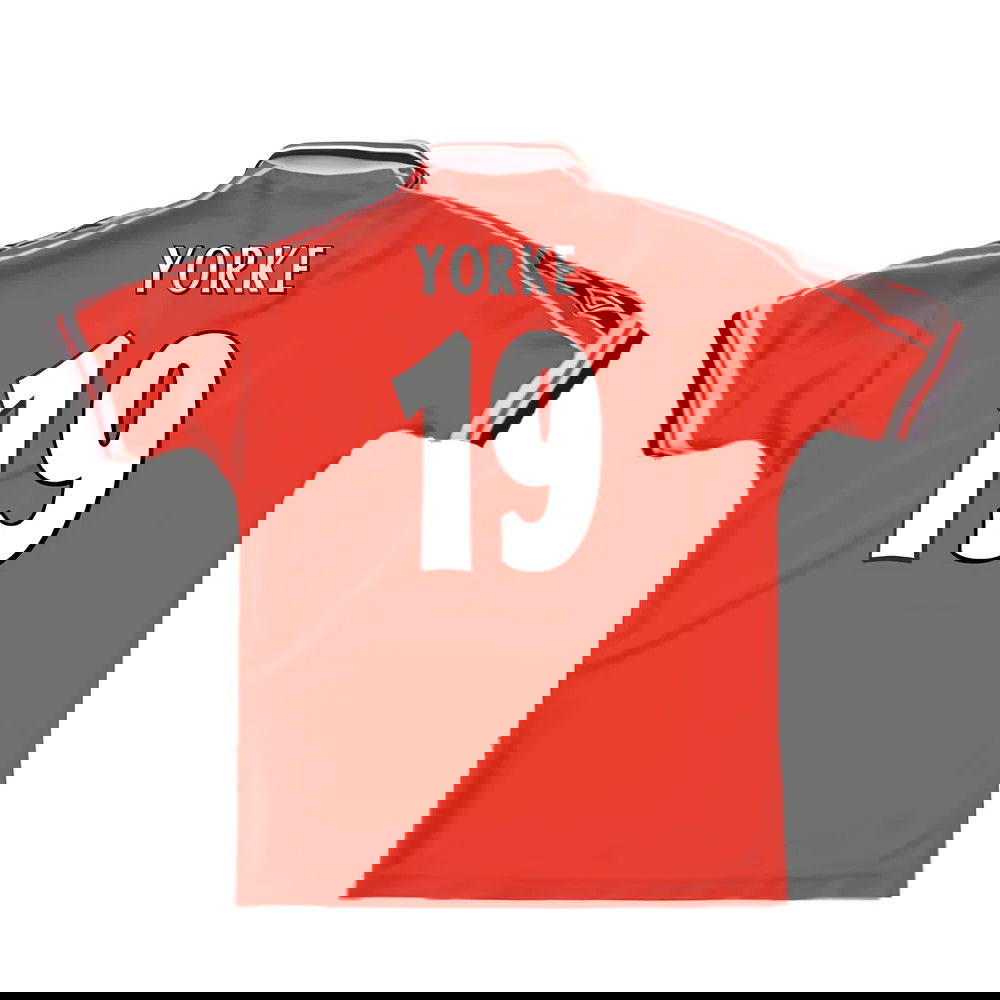 Manchester United 1998-2000 Home Shirt (XXL) (Excellent) (Yorke 19)