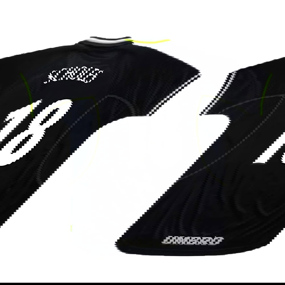 Manchester United 1998-99 Third Shirt (XL) (Excellent) (Scholes 18)