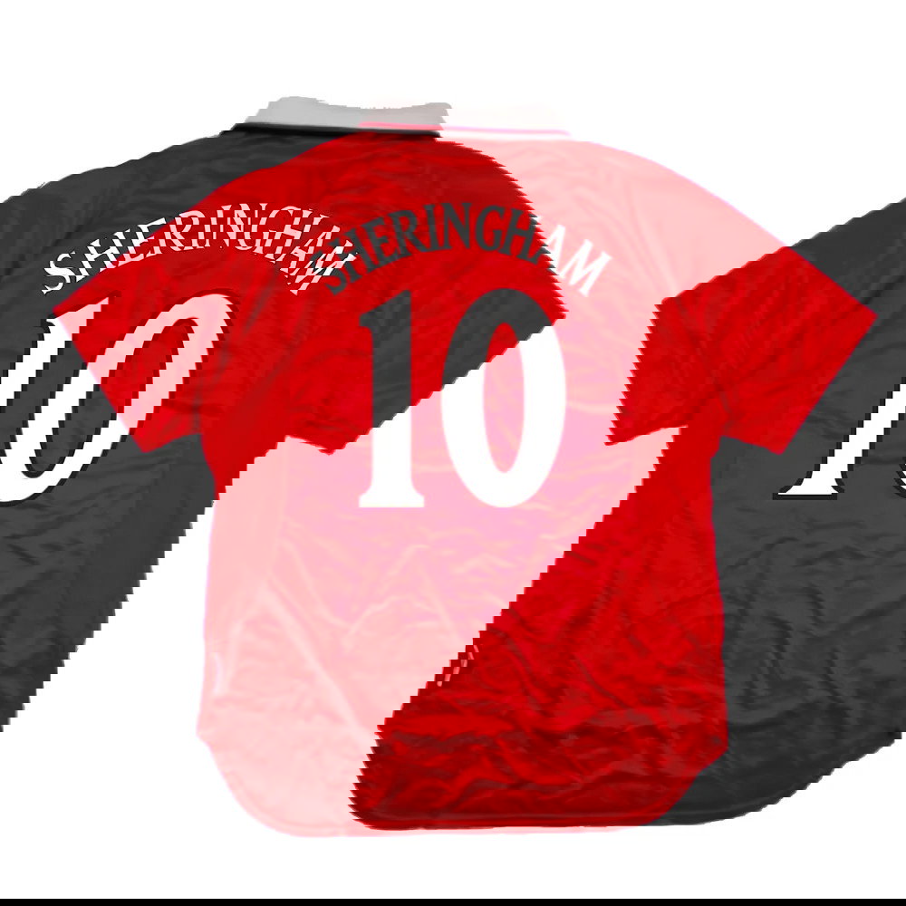 Manchester United 1999-2000 Champions League Home Shirt (XXL) (Excellent) (Sheringham 10)