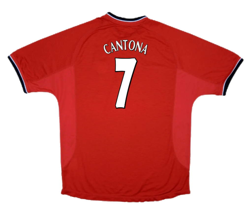 Manchester United 2000-02 Home Shirt ((Excellent) XXL) (Cantona 7)