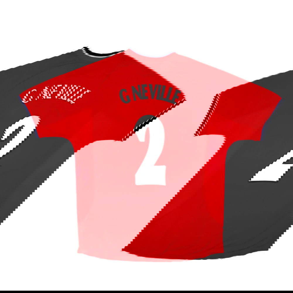 Manchester United 2000-02 Home Shirt (S) (Very Good) (G Neville 2)