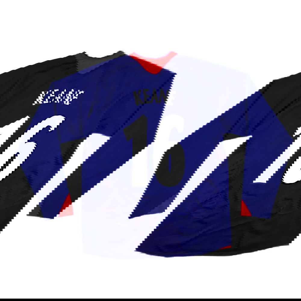 Manchester United 2005-06 Long Sleeve Away Shirt (M) (Excellent) (KEANE 16)