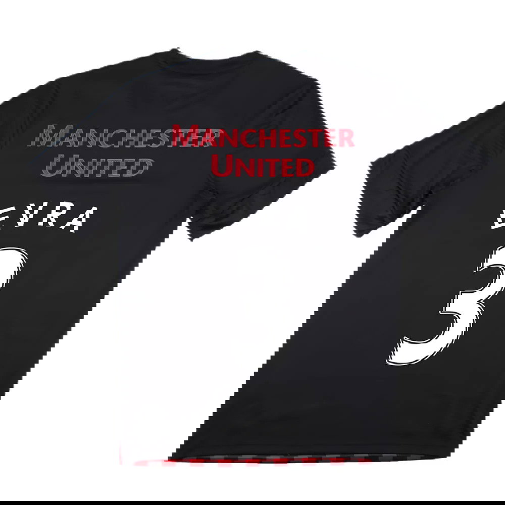 Manchester United 2010-2011 Training Shirt (M) (Evra 3) (Excellent)