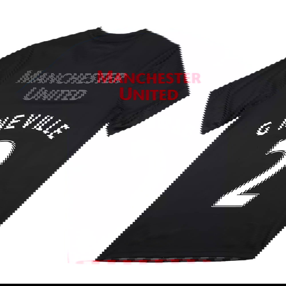 Manchester United 2010-2011 Training Shirt (M) (G Neville 2) (Excellent)