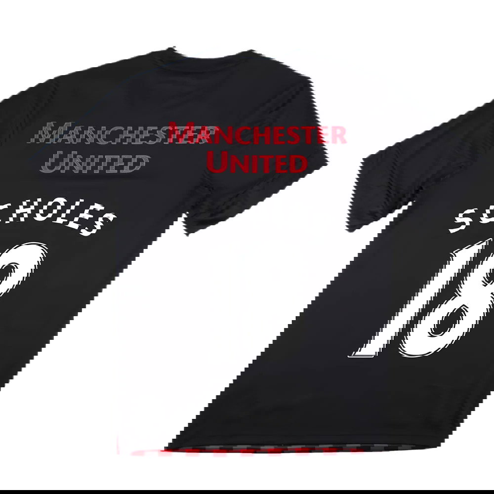 Manchester United 2010-2011 Training Shirt (M) (Scholes 18) (Excellent)