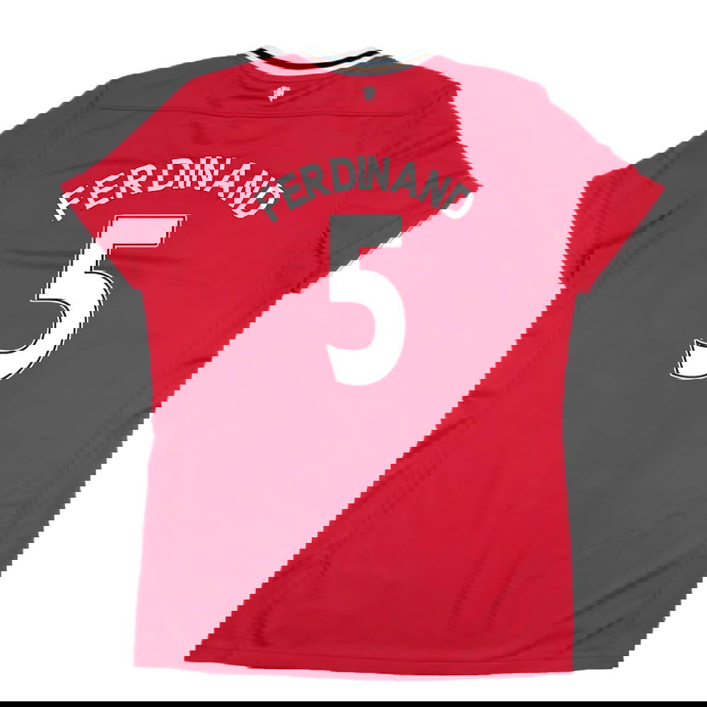 Manchester United 2011-12 Home Shirt (Women\'s) ((Very Good) M) (Ferdinand 5)