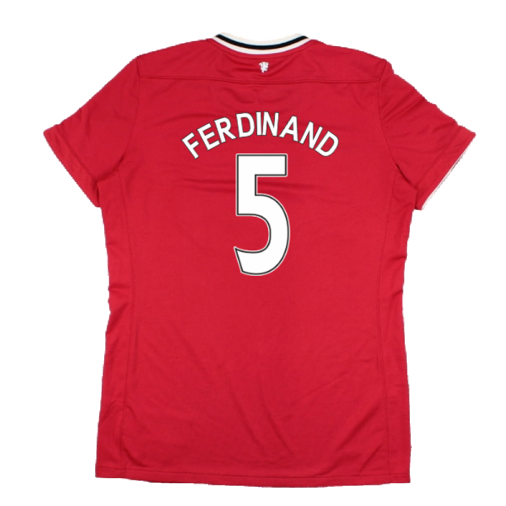 Manchester United 2011-12 Home Shirt (Women\'s) ((Very Good) M) (Ferdinand 5)