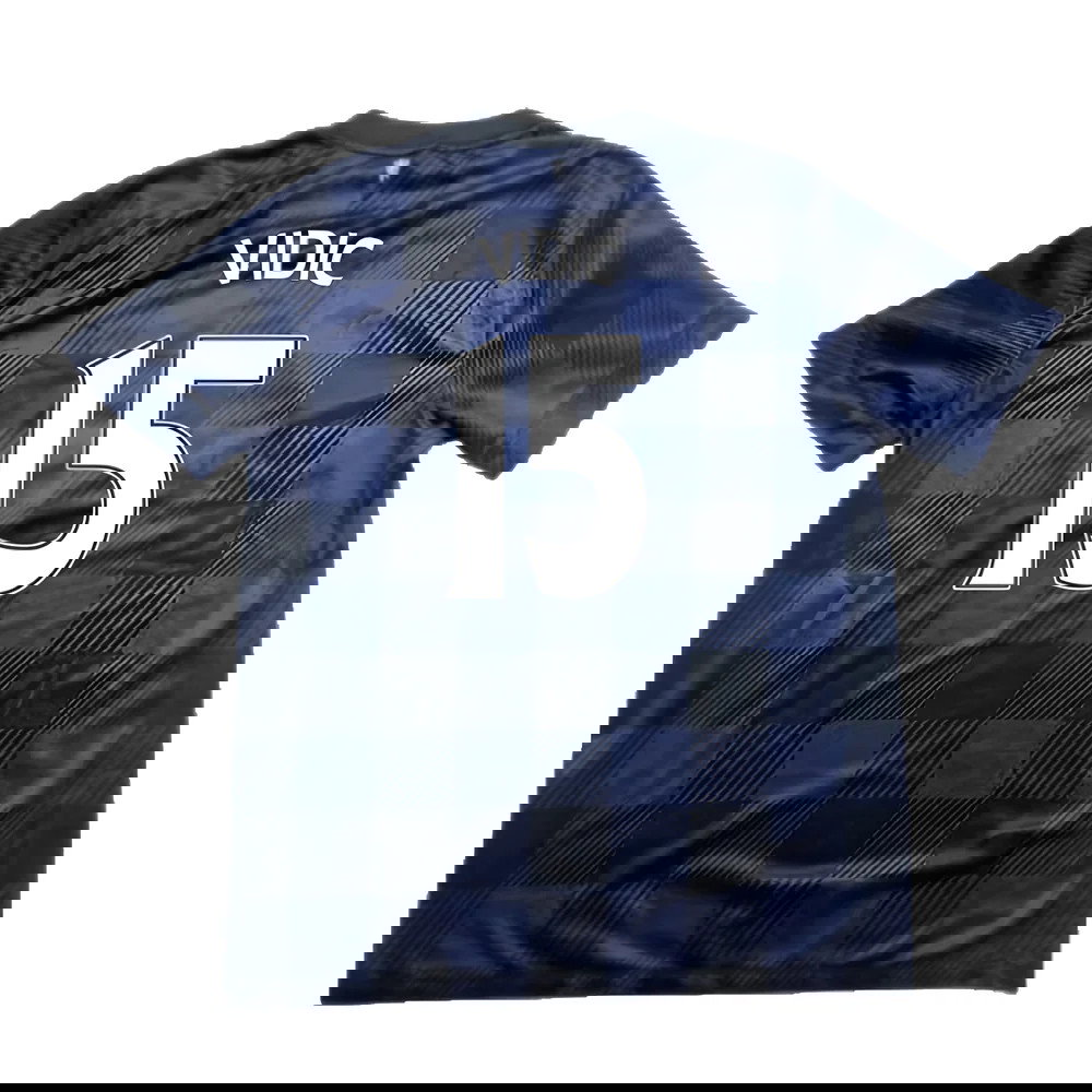 Manchester United 2013-14 Away Shirt (S) (Excellent) (Vidic 15)