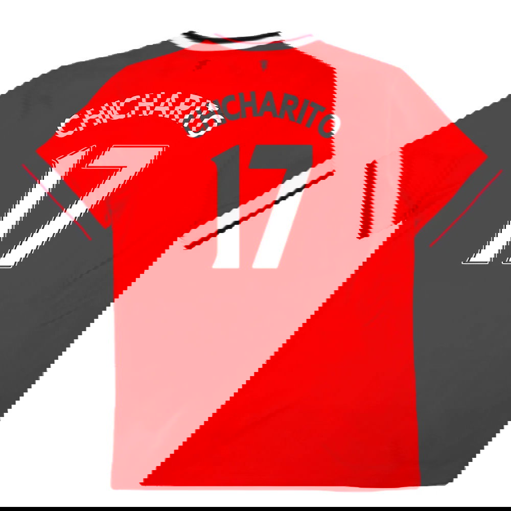 Manchester United 2014-15 Home Football Shirt (L) (Excellent) (Chicharito 17)